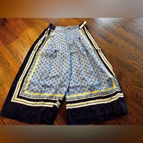 Maeve Printed Pleated A-Line Culottes by Anthropologie size Small - Picture 3 of 5